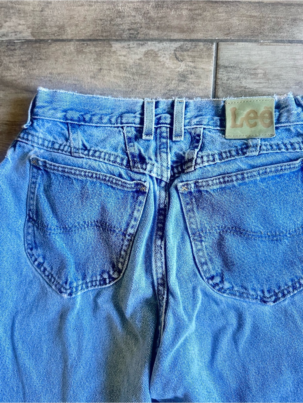 Lee Blue Back-Pocket Denim Jeans